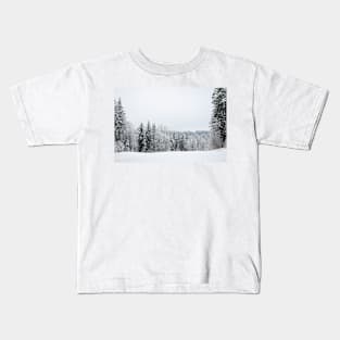 Snow White Clearing In The Woods Kids T-Shirt